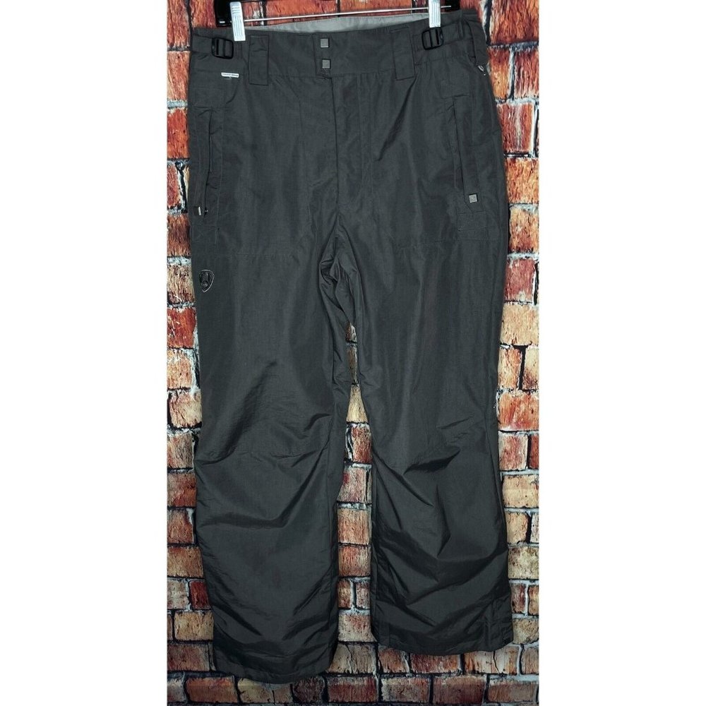 Columbia Convert Gray Ski Snow Board Pants BaseTrx Waterproof Men’s Small